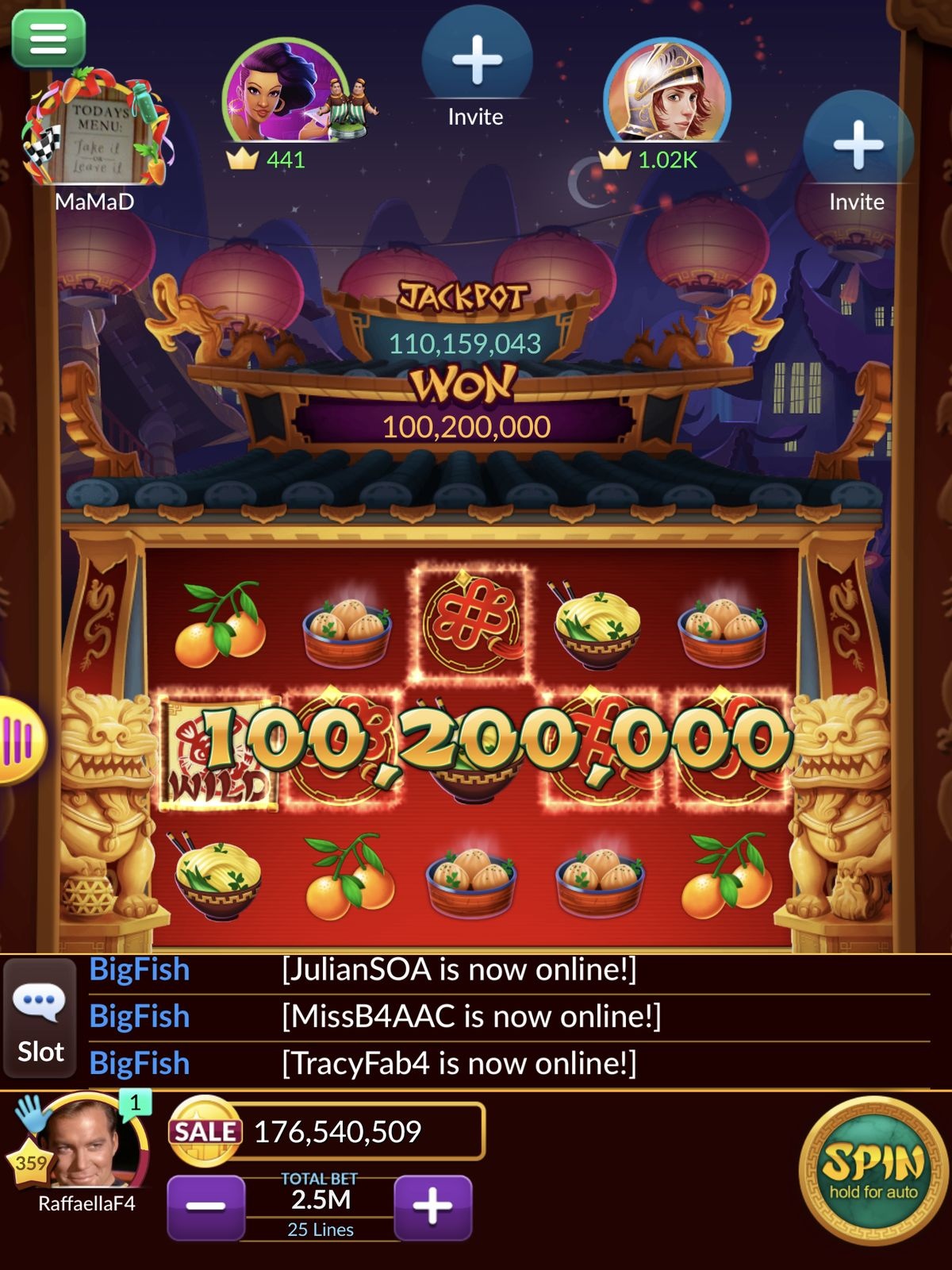 WOW Slots game